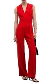 MANGO Sleeveless Jumpsuit at Nordstrom