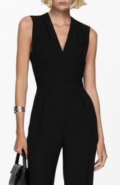 MANGO Sleeveless Jumpsuit at Nordstrom