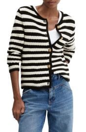 MANGO Stripe Cardigan at Nordstrom