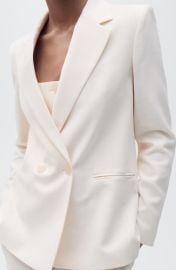 MANGO Tempo Double Breasted Blazer at Nordstrom