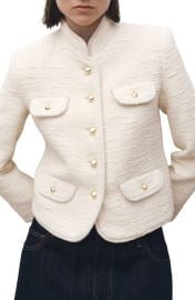 MANGO Tweed Jacket at Nordstrom