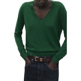 MANGO V-Neck Sweater at Nordstrom
