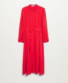 MANGO Womens Pleated Shirt Dress  Reviews - Dresses - Women - Macys at Macys