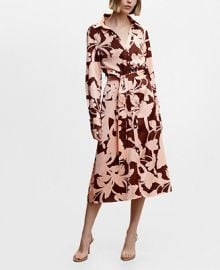 MANGO Womens Printed Shirt Dress Reviews - Dresses - Women - Macys at Macys