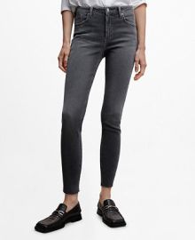 MANGO Womens Skinny Cropped Jeans - Macys at Macys