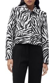 MANGO Zebra Print Jacket at Nordstrom