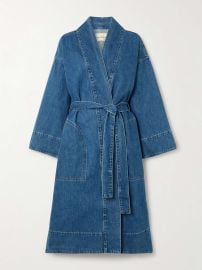 MARA HOFFMAN Adrian belted organic denim coat NET-A-PORTER at Net a Porter