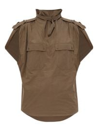 MARANT TOILE patch-pocket Top Brown at Farfetch