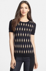 MARC BY MARC JACOBS Diamond Flame Print Sweater at Nordstrom