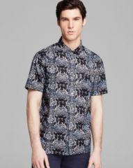 MARC BY MARC JACOBS Rex Snake Short Sleeve Sport Shirt - Slim Fit at Bloomingdales