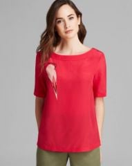 MARC BY MARC JACOBS Top - Capella Bird Silk at Bloomingdales