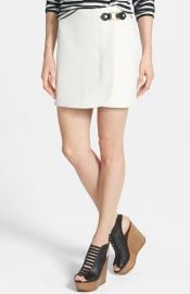 MARC BY MARC JACOBS and39Evaand39 Hardware Detail Stretch Miniskirt at Nordstrom