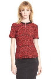 MARC BY MARC JACOBS and39Strawberry Thiefand39 Crepe Peplum Top at Nordstrom