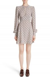 MARC JACOBS Polka Dot Silk Cr  pe de Chine Dress at Nordstrom