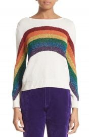 MARC JACOBS Rainbow Cotton Blend Sweater at Nordstrom