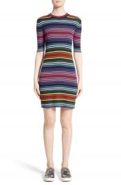 MARC JACOBS Stripe Cotton T-shirt Dress at Nordstrom