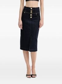 MARCIANO By GUESS Denim Midi Skirt Blue at Farfetch