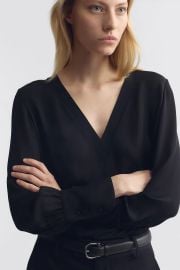 MARIPOSA SILK BLOUSE at Nili Lotan