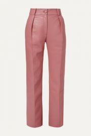 MATERIEL - Faux leather straight-leg pants at Net A Porter