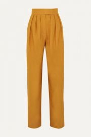 MATERIEL - Pleated twill pants at Net A Porter