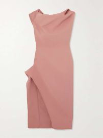 MATICEVSKI Rejoice asymmetric draped crepe dress NET-A-PORTER at Net a Porter