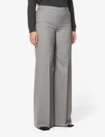 MAX MARA Elio wide high-rise wool trousers at Selfridges