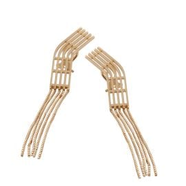 MAXXI Earrings gold plated silver CoRo Jewels at CoRo Jewels