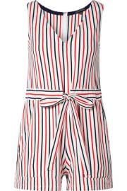 MDS Stripes   Amanda striped cotton-jersey playsuit at Net A Porter