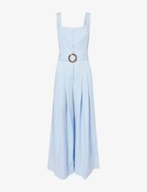 ME AND EM - Belted Wide-Leg Cotton And Linen Blend Jumpsuit | Selfridges.com at Selfridges