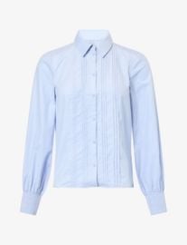 ME AND EM - Micro Cord Slim-Fit Cotton-Blend Blouse | Selfridges.com at Selfridges