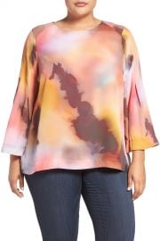 MELISSA MCCARTHY SEVEN7   Pleat Sleeve Blouse  Plus Size    Nordstrom Rack at Nordstrom Rack