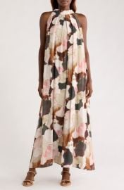 MELLODAY Print Sleeveless Maxi Dress at Nordstrom