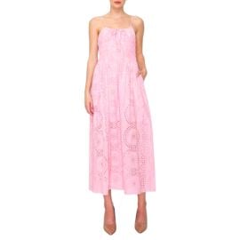 MELLODAY Women39s Sleeveless Lightweight Eyelet Maxi Dress Letay Store at Letay Store