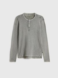 MEMPHIS WAFFLE HENLEY John Varvatos at John Varvatos