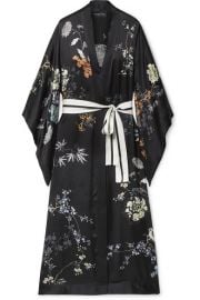 MENG - Floral-print silk-satin robe at Net A Porter