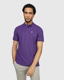 MENS CLASSIC VIOLET POLO - B6K001S1PC  at Psycho Bunny