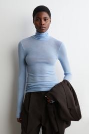 MERINO WOOL TURTLENECK TOP at COS