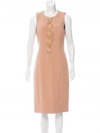 MICHAEL KORS VIRGIN WOOL MIDI DRESS at The Real Real