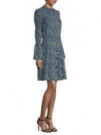 MICHAEL MICHAEL KORS - Smocked Sleeve Shirt Dress at Saks Fifth Avenue