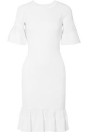 MICHAEL Michael Kors   Ribbed-knit dress at Net A Porter