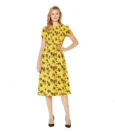 MICHAEL Michael Kors Botanical Short Sleeve Dress at Zappos