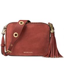 MICHAEL Michael Kors Brooklyn Suede Large Camera Bag at Macys