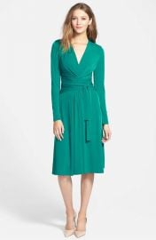 MICHAEL Michael Kors Faux Wrap Jersey Dress at Nordstrom