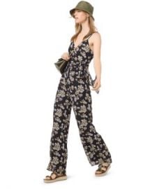 MICHAEL Michael Kors Glam Fleur Cami Jumpsuit Women - Bloomingdale s at Bloomingdales