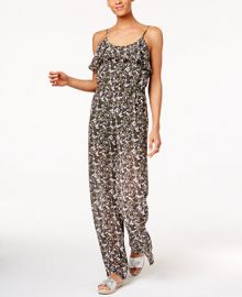 MICHAEL Michael Kors Ruffled Jumpsuit at Macys