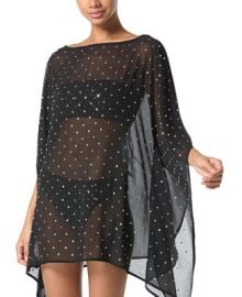 MICHAEL Michael Kors Womens Studded Chiffon Caftan - Macys at Macys
