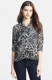 MICHAEL Michael Kors and39Fremontand39 Leopard Print Shirt at Nordstrom