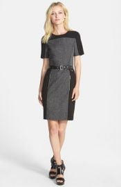 MICHAEL Michael Kors and39Wickhamand39 Belted Colorblock Sheath Dress at Nordstrom