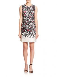 MILLY - Coco Printed Dress at Saks Fifth Avenue