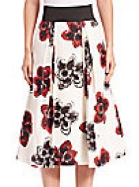 MILLY - Full Floral Skirt at Saks Off 5th